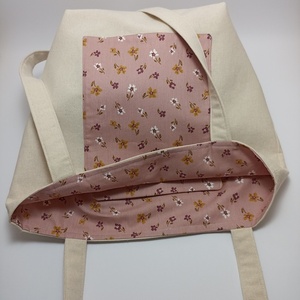 Tote bag old rose - ύφασμα, ώμου, all day, θαλάσσης, tote - 2
