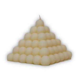 Αρωματικό Κερί Σόγιας 60γρ Πυραμίδα με Φούσκες Με Άρωμα City Of Lights - αρωματικά κεριά, πρωτότυπα δώρα, 100% φυτικό