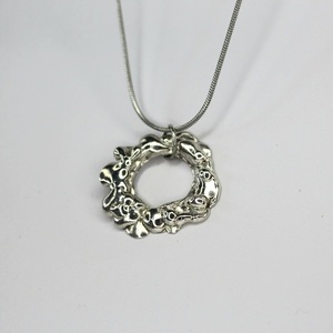 Handmade Silver Necklace 925, "Mykonos" necklace - ασήμι, κοντά, φθηνά, μενταγιόν - 2