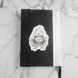 Σημειωματάριο με αυτοκόλλητα και washi tape Witch Hard Cover Notebook Journal - 2