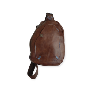 Χειροποίητο δερμάτινο ανδρικό σακίδιο πλάτης backpack καφέ -MEN23 - δέρμα, ώμου, πλάτης, all day