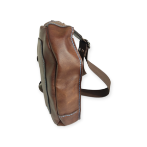 Χειροποίητο δερμάτινο ανδρικό σακίδιο πλάτης backpack καφέ -MEN23 - δέρμα, ώμου, πλάτης, all day - 2