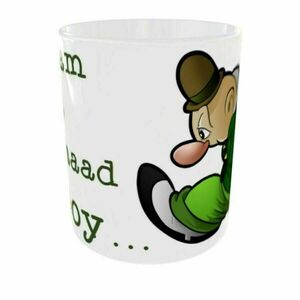 Κεραμική κούπα 325ml με σχέδιο Looney Tunes-I am a baaad boy - vintage, πορσελάνη, κούπες & φλυτζάνια, κεραμική κούπα