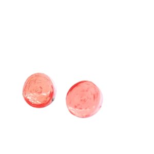 Σκουλαρίκια "Λαβύρινθος" ροζ, διάμ: 2εκ. - χαρτί, χειροποίητα, καρφωτά, φθηνά - 3