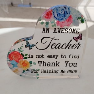 Αναμνηστικό δασκάλας plexiglass - αναμνηστικά, για δασκάλους, η καλύτερη δασκάλα
