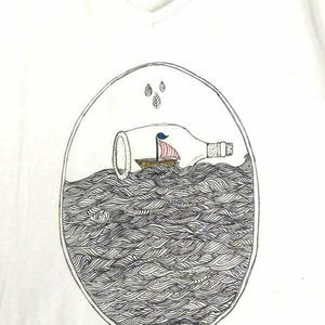 T-shirt ανδρικό με ζωγραφική στο χέρι -shirt9 - βαμβάκι