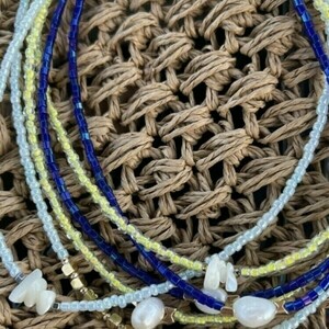 Classic Almmar White Seashell & Beads Necklace - κοχύλι, τσόκερ, χάντρες, κοντά, seed beads - 4