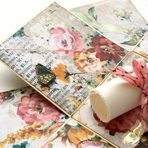 Explosion mini album box "My wish ...Dream" - άλμπουμ, για φωτογραφίες, scrapbooking, δώρα για γυναίκες - 5