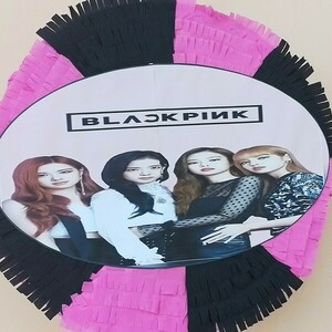 Black Pink / Ροζ Μαύρο 30Χ30 εκ - κορίτσι, πινιάτες - 3