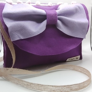 Τσάντα Παιδική Purple Bow - τσαντάκια
