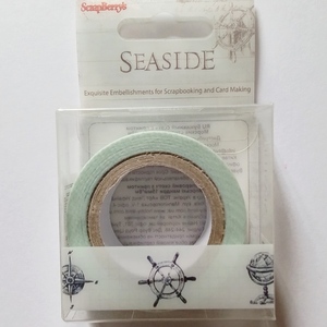 Αυτοκόλλητη ταινία χειροτεχνίας με θέμα τη θάλασσα.(Craft/Washi Tape, with Sea Adventures Print ) - υλικά κατασκευών