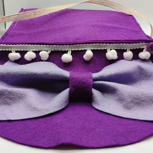 Τσάντα Παιδική Purple Bow - τσαντάκια - 3