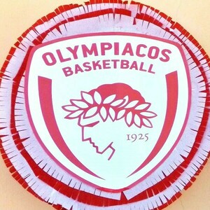 Ολυμπιακός Κόκκινο Άσπρο 30Χ30 εκ. - αγόρι, πινιάτες, ποδόσφαιρο - 2