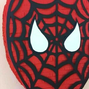 Spiderman Κόκκινο 50Χ40 εκ. - αγόρι, πινιάτες, σούπερ ήρωες - 3