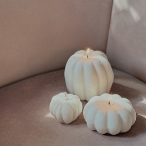 Pumpkin Candle (Large Size) - αρωματικά κεριά - 4