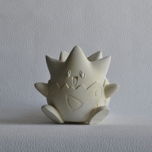 Διακοσμητικό Γλαστράκι Pokemon Togepi από τσιμέντο 12 cm | Concrete Decor - τσιμέντο, διακοσμητικά - 2