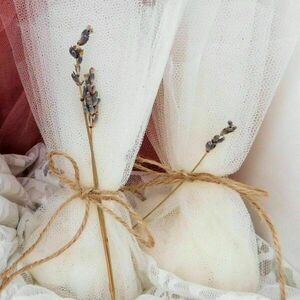 Μπομπονιέρα με λουλούδι λεβάντας - γάμου - 2