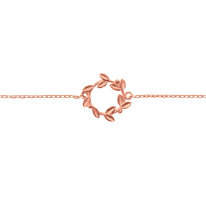 925° Kotinos BRACELET Βραχιόλι Ροζ Επιχρυσωμένο Ασήμι - αλυσίδες, ασήμι 925, επιπλατινωμένα, χεριού, αυξομειούμενα