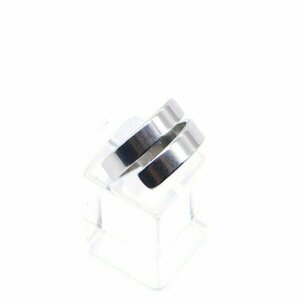 Ατσάλινο διπλό δαχτυλίδι - επάργυρα, ατσάλι, μεγάλα, αυξομειούμενα, φθηνά