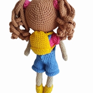 Χειροποίητη λαμπάδα πλεκτή κούκλα Cindy Lou - κορίτσι, λαμπάδες, λούτρινα, για παιδιά, παιχνιδολαμπάδες - 4