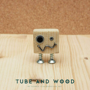 Crazy Robot Διακοσμητικό- TAWCR0028 - ξύλο, mdf, μέταλλο, διακοσμητικά - 2