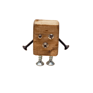 Crazy Robot Διακοσμητικό- TAWCR043 - ξύλο, mdf, μέταλλο, διακοσμητικά