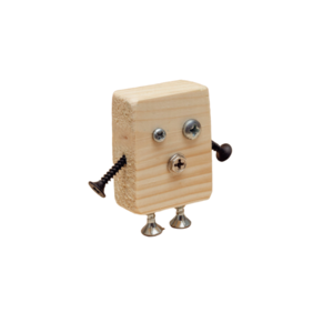 Crazy Robot Διακοσμητικό- TAWCR041 - ξύλο, mdf, μέταλλο, διακοσμητικά