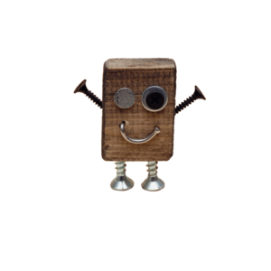 Crazy Robot Διακοσμητικό- TAWCR0027 - ξύλο, mdf, μέταλλο, διακοσμητικά