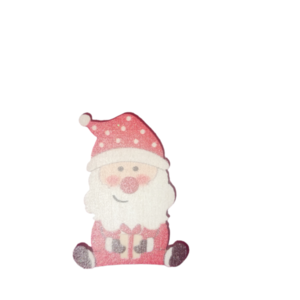 Χριστουγεννιάτικος διακοσμητικός μικρός θόλος "τάρανδος" - ξύλο, χιονονιφάδα, άγιος βασίλης, στολίδια, δέντρο - 3