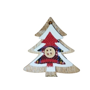Χριστουγεννιάτικο διακοσμητικό σε κορμό "Χιονονιφάδα" - ξύλο, διακοσμητικά, χριστούγεννα, χιονονιφάδα - 3
