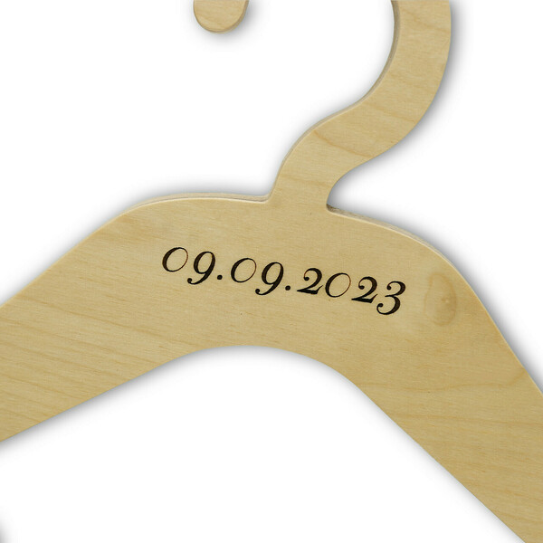 Ξύλινη κρεμάστρα με όνομα και ημερομηνία 45x30 εκ. - όνομα - μονόγραμμα, χειροποίητα, personalised, δώρο γεννεθλίων - 3