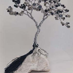 Silver tree - ύφασμα, γυαλί, πέτρα, μέταλλο, διακοσμητικά - 2