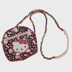 Remade hello kitty bag - ύφασμα, ώμου, πουγκί, χιαστί, μικρές