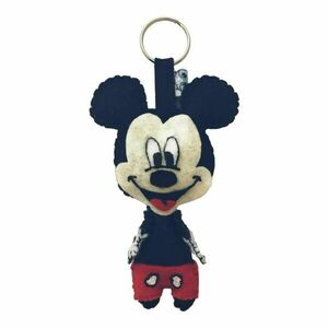 Disney μπρελόκ Mickey & Minnie Mouse - ύφασμα, βαμβακερό νήμα, ζευγάρια, σπιτιού - 2