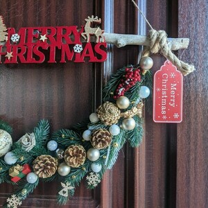 Κρεμαστό Χριστουγεννιάτικο out door 2 - ξύλο, στεφάνια, διακοσμητικά, δέντρο - 2