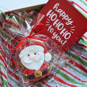 Κουτί δώρου με χριστουγεννιάτικο μπισκότο, προσωποποιημένο στολίδι gingerbread και μία κάρτα - ξύλο, σετ δώρου, προσωποποιημένα - 5