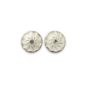 Vintage σκουλαρίκια με πέτρα στην μέση - ασήμι, ορείχαλκος, ασήμι 925, boho, νυφικά
