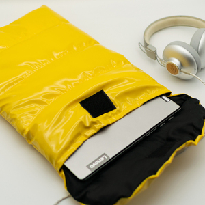 Κίτρινη Θήκη Tablet - Puffer Θήκη Laptop - Τσάντα Φάκελος Tablet - Προστασία Laptop - Τσάντα Βινυλίου - ύφασμα