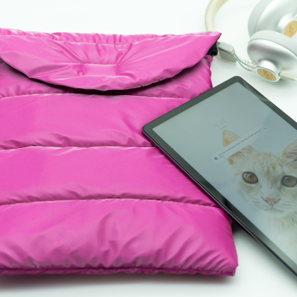 Φουξ Θήκη Tablet - Puffer Θήκη Laptop - Τσάντα Φάκελος Tablet - Προστασία Laptop - Αδιάβροχη Τσάντα Βινυλίου - ύφασμα - 4