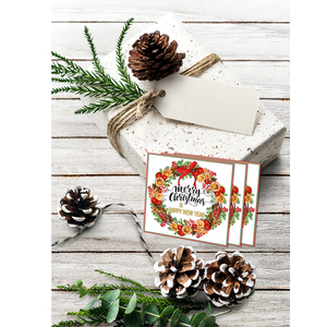 ΕΚΤΥΠΩΣΙΜΑ Αυτοκόλλητα-Ετικέτες Ευχές Χριστουγέννων- Merry Christmas Tag #111- 6cm - αυτοκόλλητα, DIY, κάρτες - 3