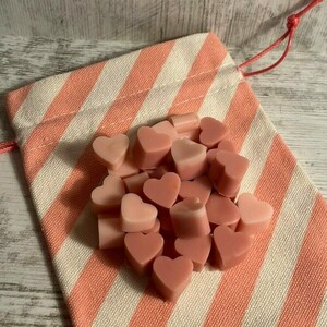Sweet hearts wax melts |Wax Melts (30 τμχ) από κερί σόγιας σε άρωμα της επιλογής σας - αρωματικά κεριά, soy candle, soy wax - 2