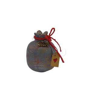 Γούρι ρόδι κεραμικό μικρό ( 7 Χ 5 εκ.) - πηλός, ρόδι, χριστουγεννιάτικα δώρα, γούρια