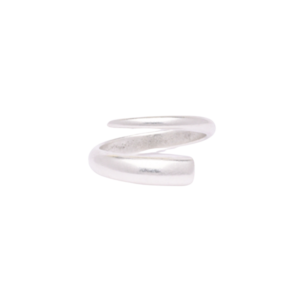 Γυναικείο δαχτυλίδι αυξομειούμενο ασημί στριφτό από zamak επάργυρο αντικέ - ορείχαλκος, επάργυρα, μεγάλα, αυξομειούμενα