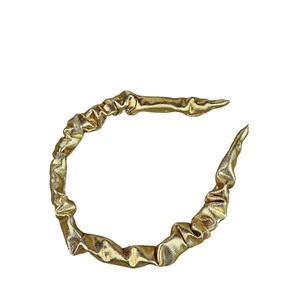 Goldie Skinny Hairband - ύφασμα, στέκες
