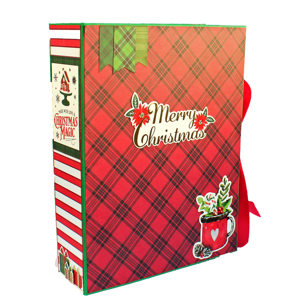 Ημερολόγιο αντίστροφης μέτρησης για τα Χριστούγεννα βιβλίο "Merry Christmas" - χαρτί, άλμπουμ, χριστουγεννιάτικα δώρα