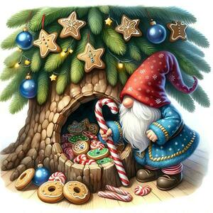 Αφίσα 21x30εκ. Christmas Gnome 15 - αφίσες