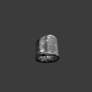 MELT Ring - επιχρυσωμένα, ασήμι 925, σταθερά, μεγάλα - 4