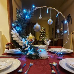 Χριστουγεννιάτικο Επιτραπέζιο Διακοσμητικό Στεφάνι - πλαστικό, στεφάνια, πορτατίφ, μέταλλο, διακοσμητικά