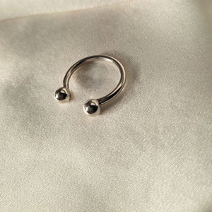 Ασημένιο δαχτυλίδι με μπίλιες - ασήμι 925, γεωμετρικά σχέδια, χειροποίητα, boho, αυξομειούμενα