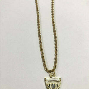 Μακρύ κολιέ με Aztec pendant - επιχρυσωμένα, μάτι, μακριά, ατσάλι, boho - 2